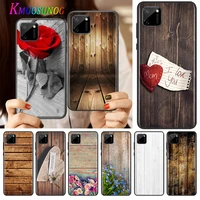 wooden flower silicone cover for realme v15 x50 x7 x3 superzoom q2 c11 c3 7i 6i 6s 6 global pro 5g phone case