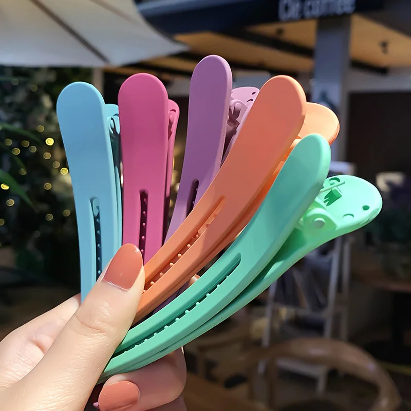 

Однотонная простая заколка для волос со сломанными волосами, удлиненный головной убор, корейский стиль, выбор интернет-знаменитостей, энер...