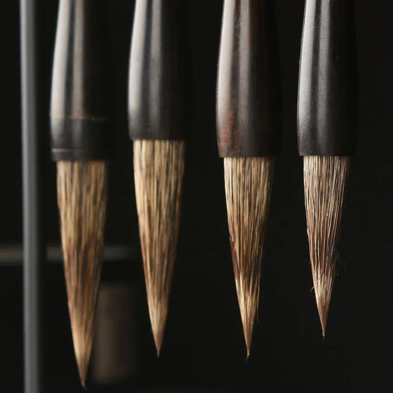 Кисть для каллиграфии из камня барсука волос 5 шт. обычная кисть рисования