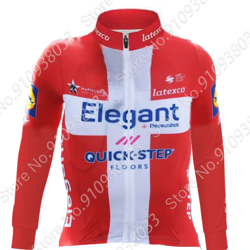 Дания 2021 быстрый шаг датский Чемпион Велоспорт Джерси с длинным рукавом Одежда