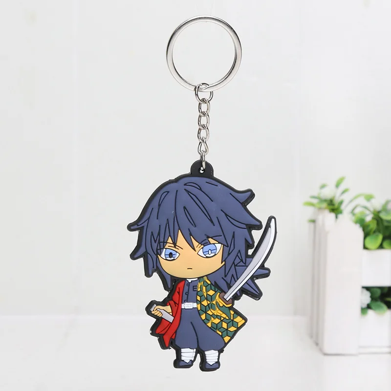soft pvc 2 5,5-16 см Kimetsu no Yaiba акриловый демон убийца Kimetsu no Yaiba брелок Tanjirou Nezuko Kamado фигурка на акриловой подставке Рождество - Цвет: soft pvc 2