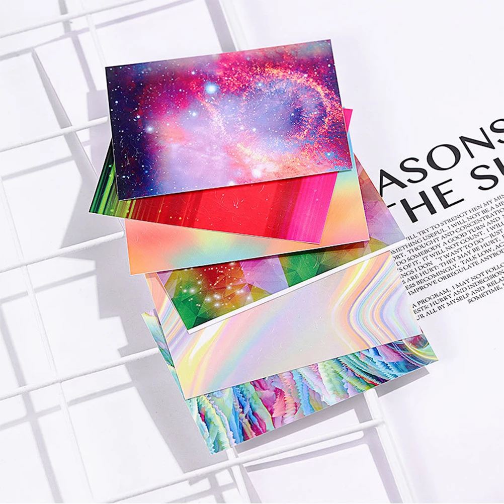 Стильные самоклеящиеся наклейки для маникюра 6 цветов|Стикеры и наклейки| |