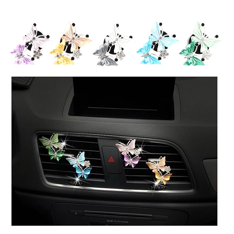 1 шт. автомобильный освежитель воздуха симпатичный парфюм бабочка украшение с