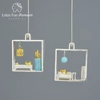 Женские серьги-подвески ленивый кот Lotus Fun, серьги из настоящего серебра 925 пробы ручного изготовления, изящные квадратные серьги большого размера