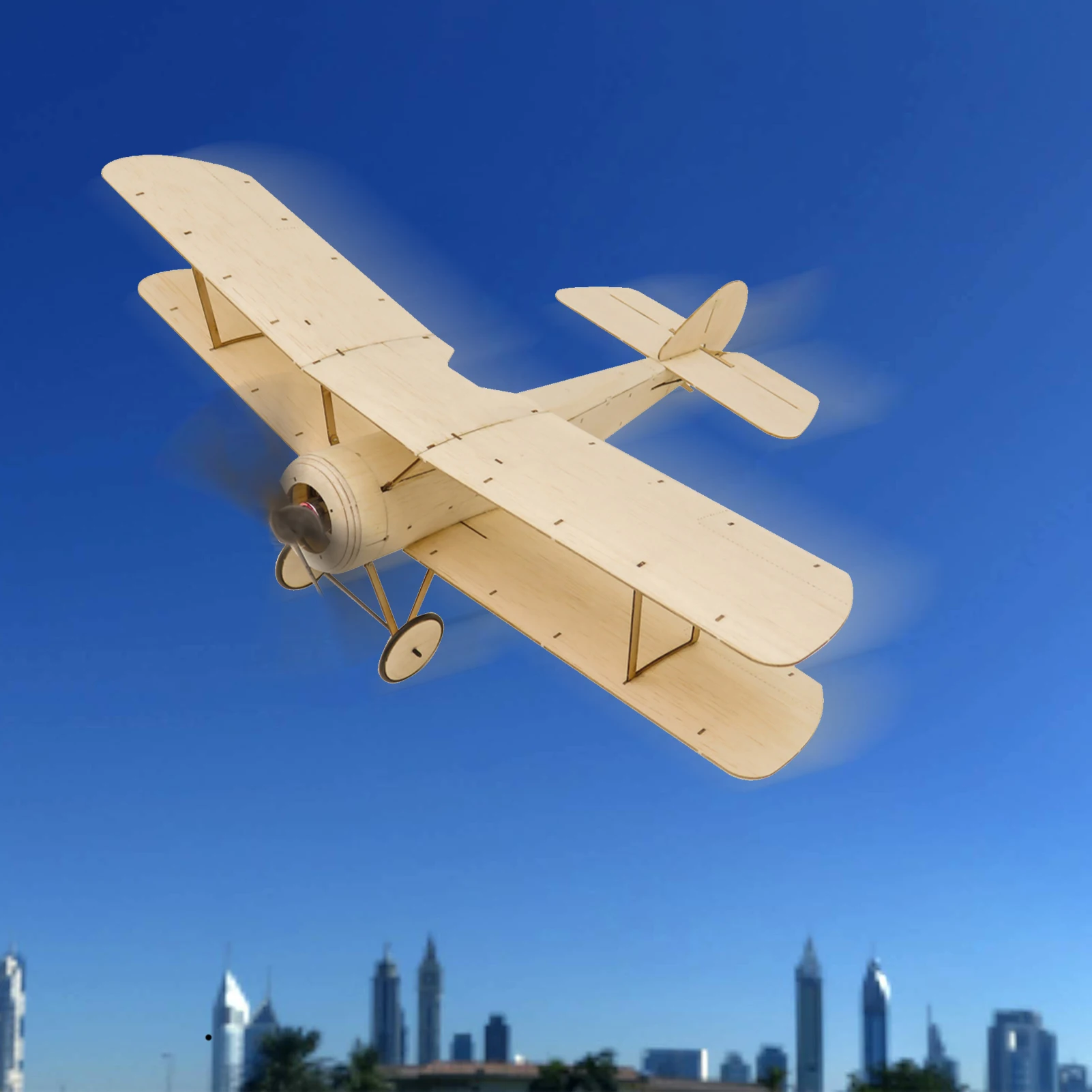 DWH K06 Sopwith щенка RC самолет пробкового дерева 378mm размах крыльев на открытом воздухе