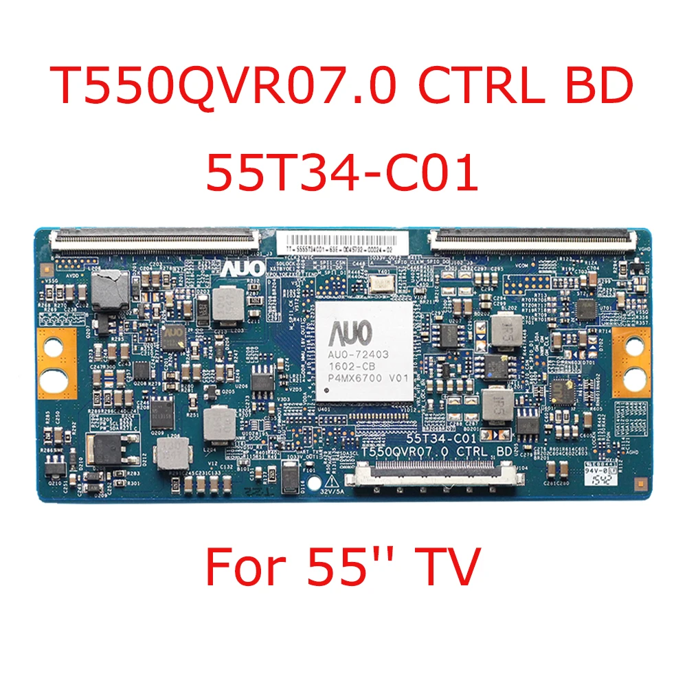 T con T550QVR07.0 CTRL BD 55T34 C01 ТВ 55 дюймов логическая плата оригинальный teste de placa tv