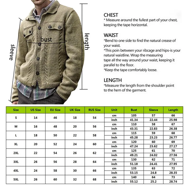 

Laamei 2020 Autumn Winter Mens Cardigan Sweater Coat Knitted Outwear Male Warm Button Cardigan Sweater Jumper Vintage Sweater