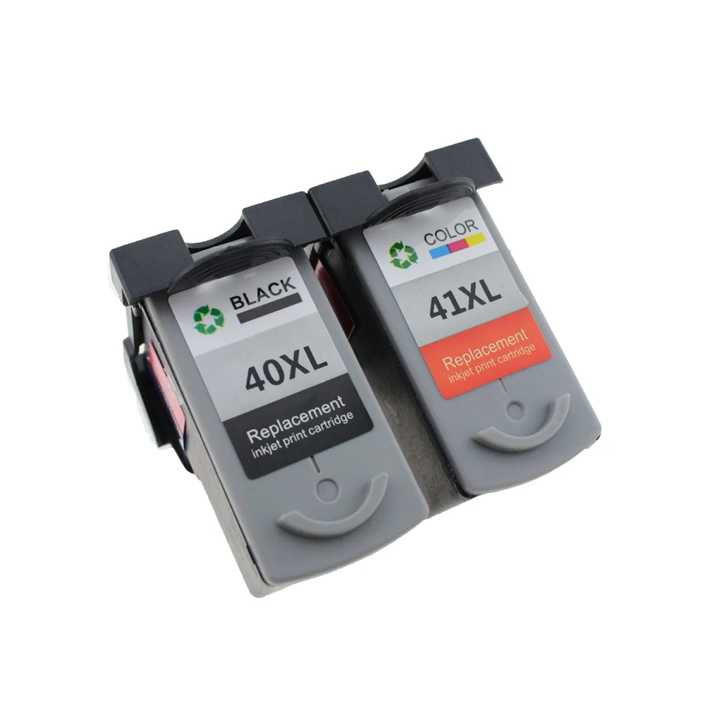 Чернильный картридж PG40 CL41 совместимый с Canon Pixma MP140 MP150 MP160 MP180 MP190 MP210 MP220 MP450 MP470 для
