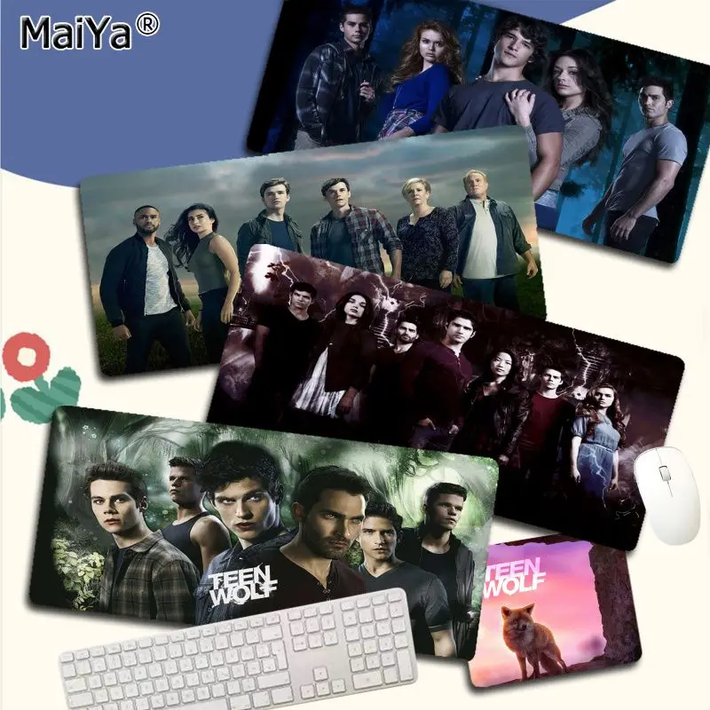 

Игровой коврик для мыши Teen Wolf из натурального каучука, Настольный коврик, размер для клавиатуры, коврик для мыши, подарок для парня