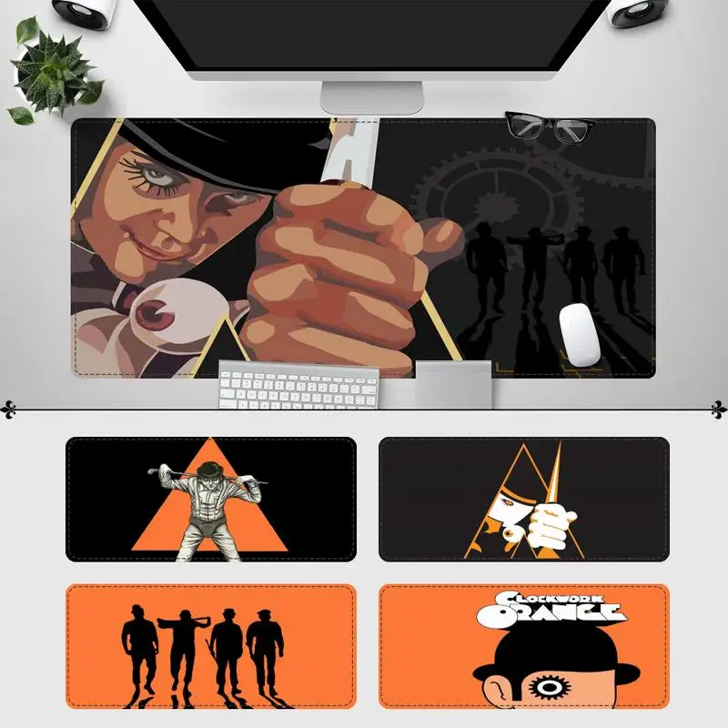 

Funny Clockwork Orange Gaming Mouse Pad Gaming MousePad Large Big Mouse Mat Desktop Mat Computer Mouse pad For Overwatch