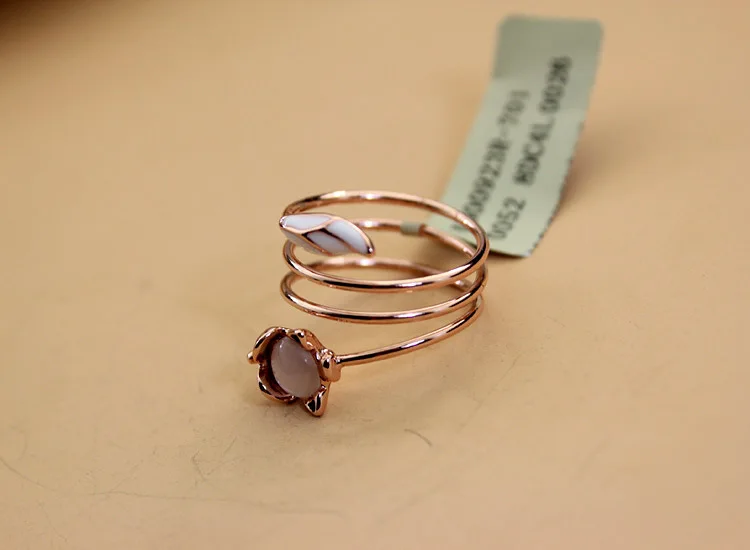 Милое женское кольцо с маленькой лисой в стиле бохо модное открытое обручальное