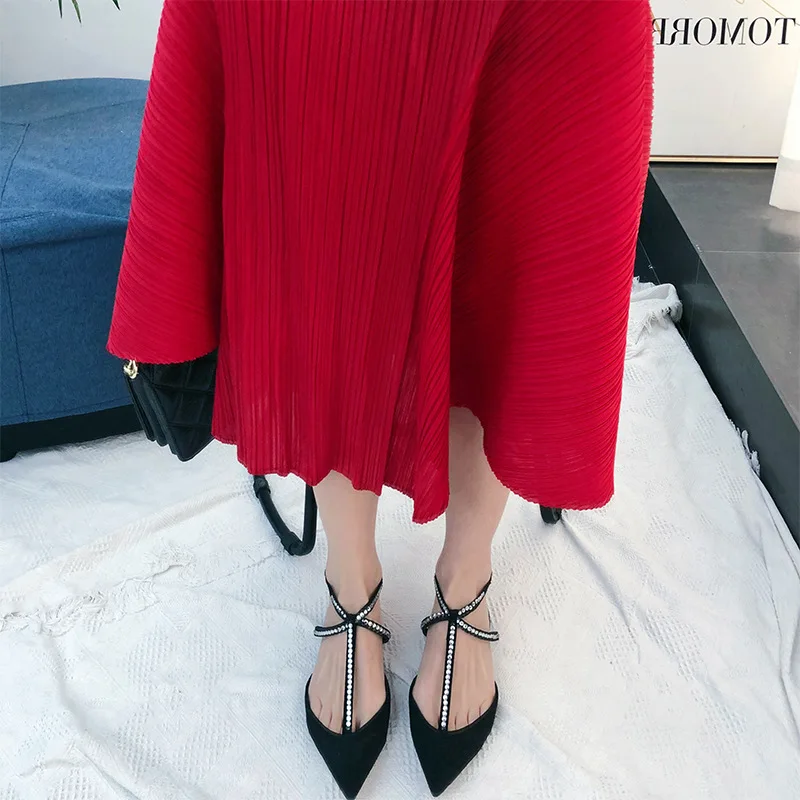 Женская одежда LANMREM в сложенном виде новинка 2021 винтажная узкая большой размер