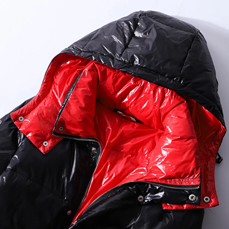 Женский темперамент в Европе и США новинка 2019 утепленный теплый воротник белый