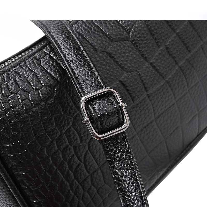 

Cowhide Genuine Leather Crocodile Women Messenger Bags Fashion Shoulder Bags For Women Small Handbags Clutch Purse Female Bag