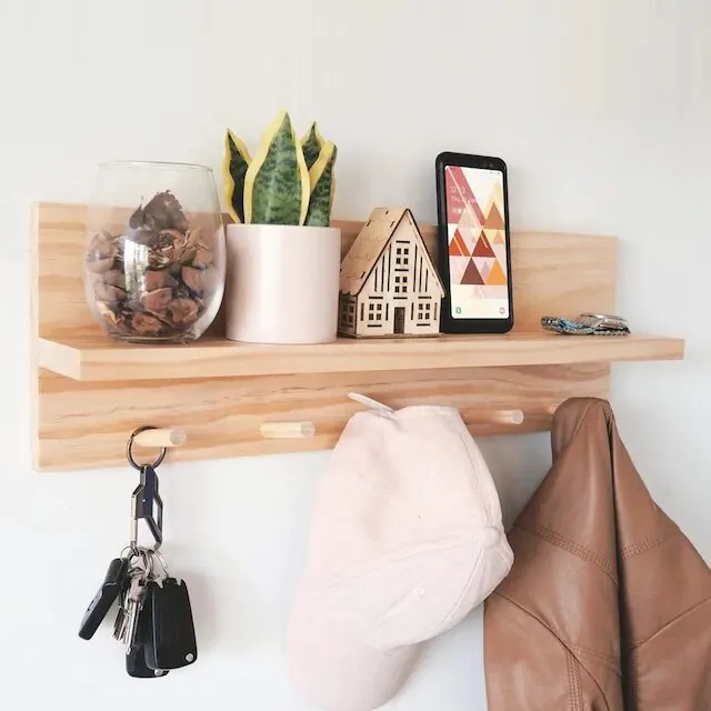 

Деревянная вешалка, настенная вешалка, входной брелок, вешалка для одежды, ключница для дома, вешалка для одежды