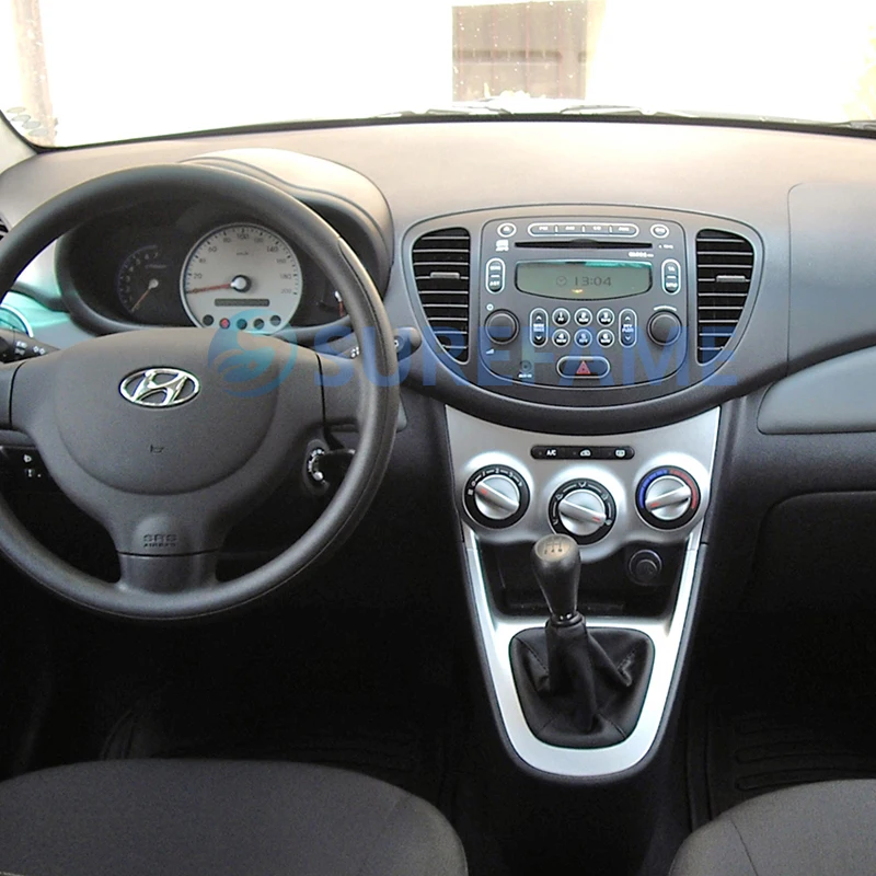 Двойная Din Автомобильная аудиорамка для Hyundai I10 I-10 2008-2013 стерео панель DVD комплект