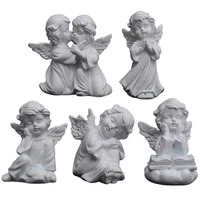 resin angel statue fairy sweet girl figurine decoration cute cherubs home decor desktop cherub adorable cherubs