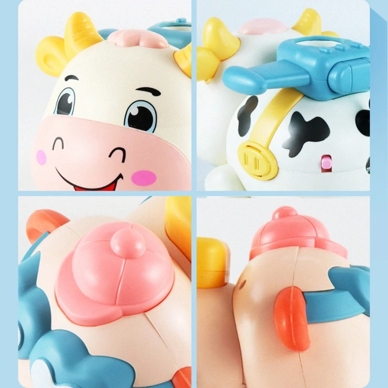 

Cartoon Bubble Machine Cute Piggy Remote Control Watch Automatic Spray Blower DXAD