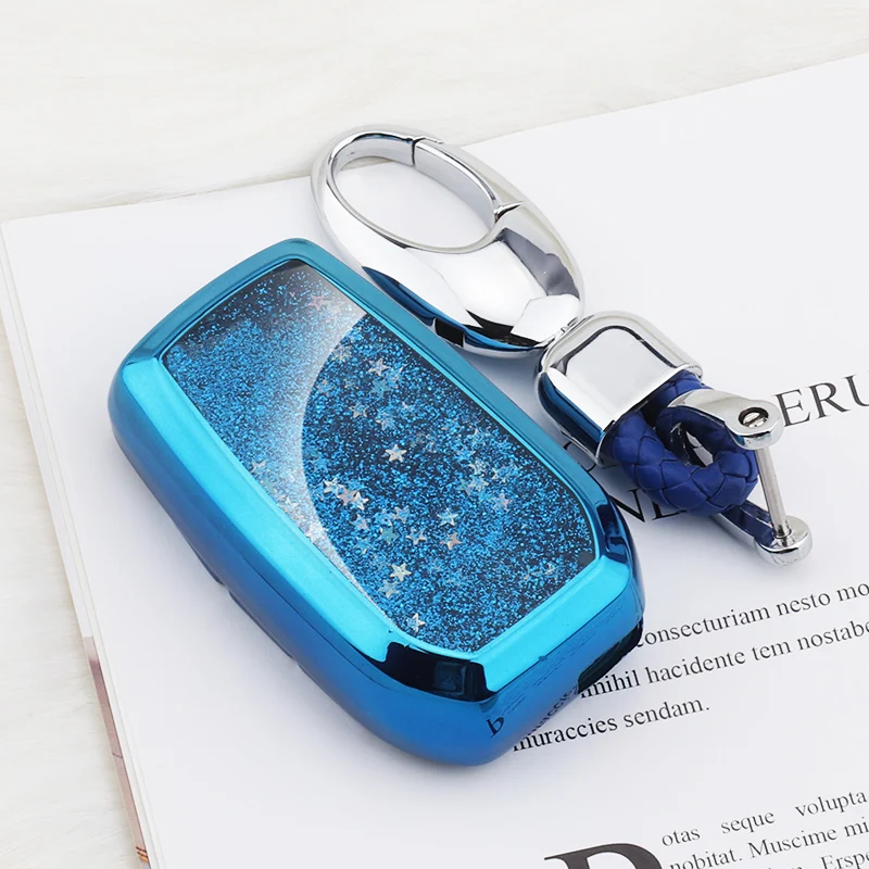 Мягкий защитный чехол для автомобильного ключа из ТПУ Toyota Prado CROWN Camry COROLLA Land Cruiser