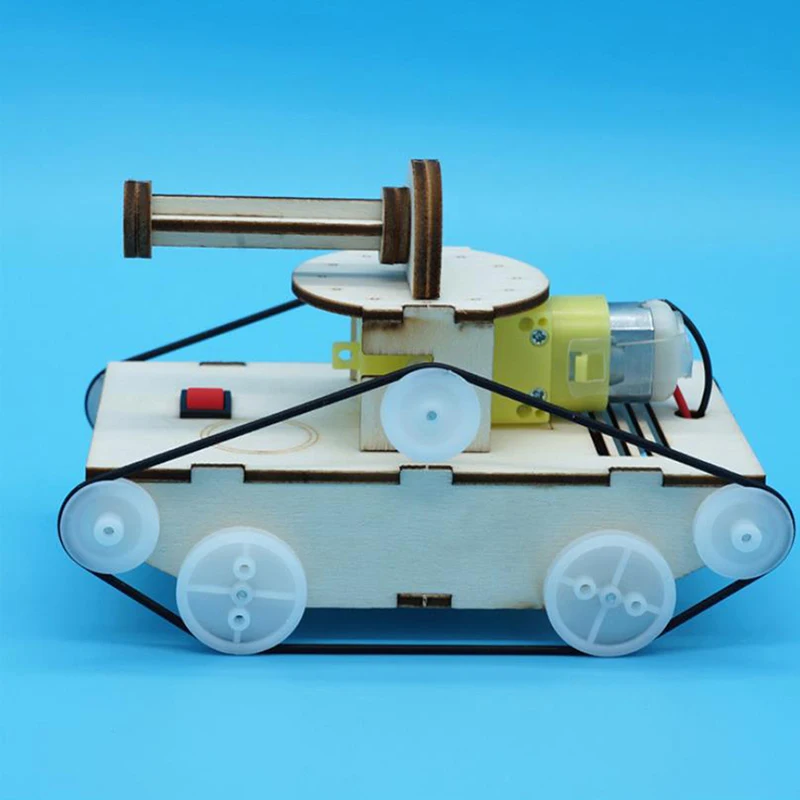 

Модель танка «сделай сам» 1 комплект, пазл, научный эксперимент, технология, игрушка, модель искусственной модели, игрушка для детей, развива...