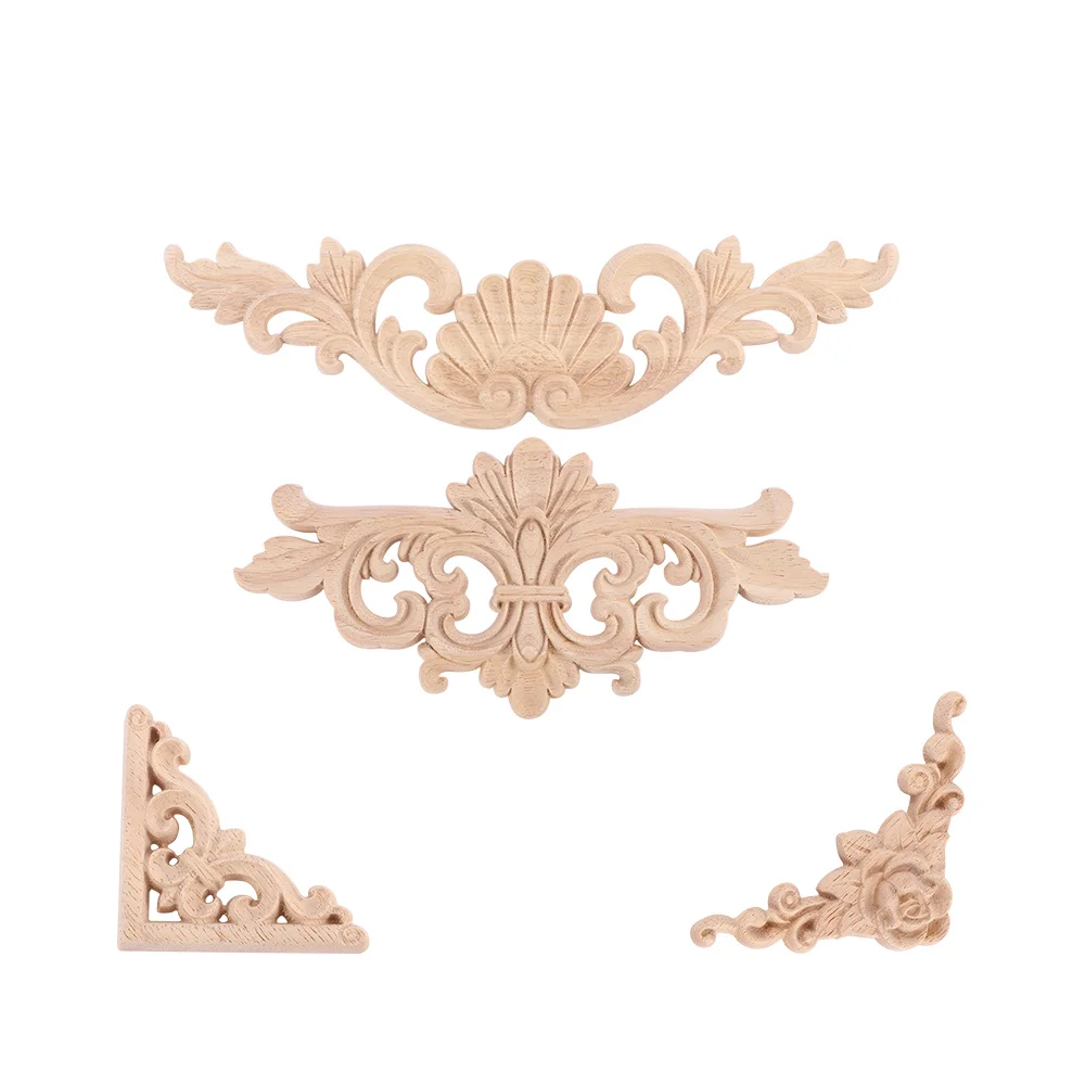 1 шт. натуральные цветочные деревянные вырезанные фигурки ремесла уникальный