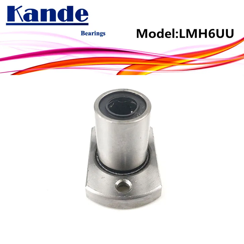 LMH6 UU 1 шт./лот LMH6UU круглый фланец линейный шарикоподшипник 6 мм для 3D принтера SMH6UU