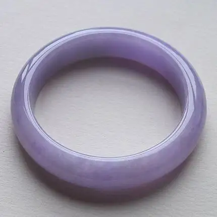 

zheru jewelry natural Burmese jadeite 54-64mm light purple bracelet elegant princess jewelry send mother to girlfriend