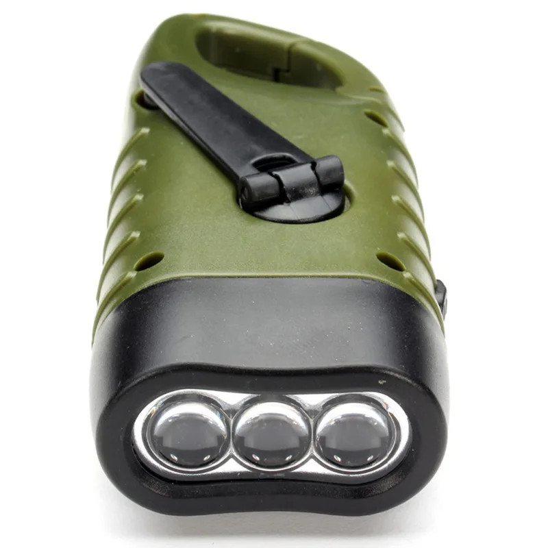 Акция! Аварийный Динамо Солнечный фонарь перезаряжаемый светодиодный мощный для