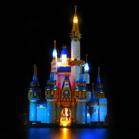 brickbling led light kit for 40478 mini castle collectible blocks toy christmas gifts no building model