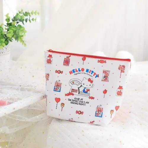 1 Косметички hello kitty My Melody Cinnamoroll PomPomPurin, маленькая двойная звезда, женские сумки для хранения, дорожные сумки для мытья, сумки для макияжа для девочек - Цвет: 1