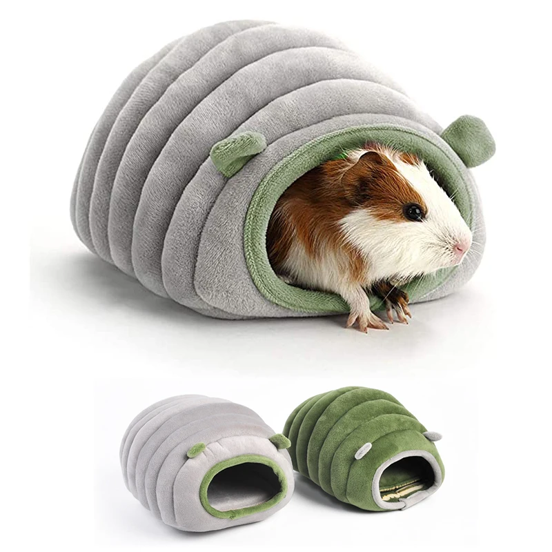

Cozy Guinea Pig Cave Bed Hamster Hedgehog Rabbit Winter Nest Hideout Small Animals Cage Supplies Warm House Machine Washable