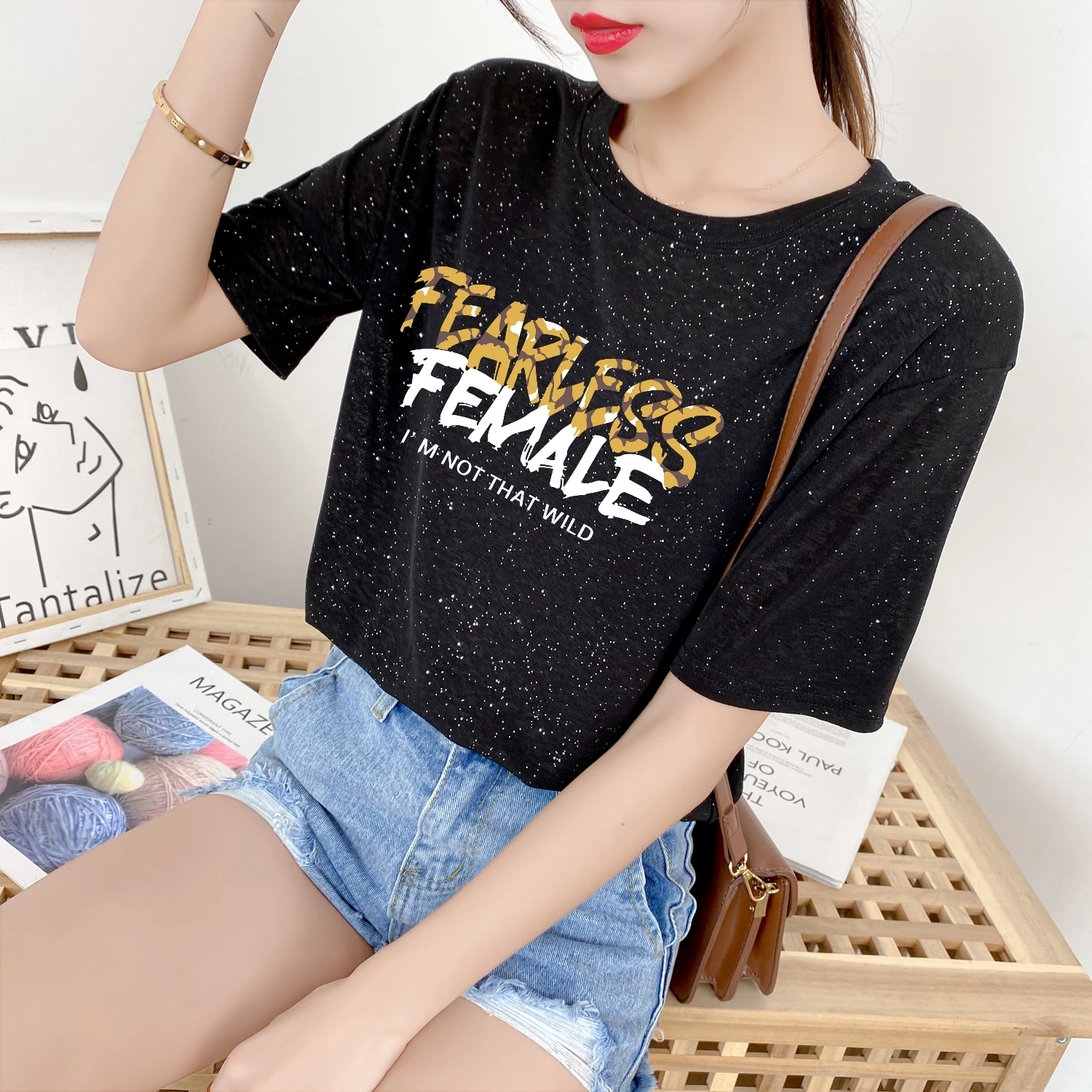 

BOBOKATEER Top women T-shirts With Short Sleeve T Shirt Plus Size Woman Tshirts O-Neck Tee Shirt Femme Clothing Mujer Camisetas