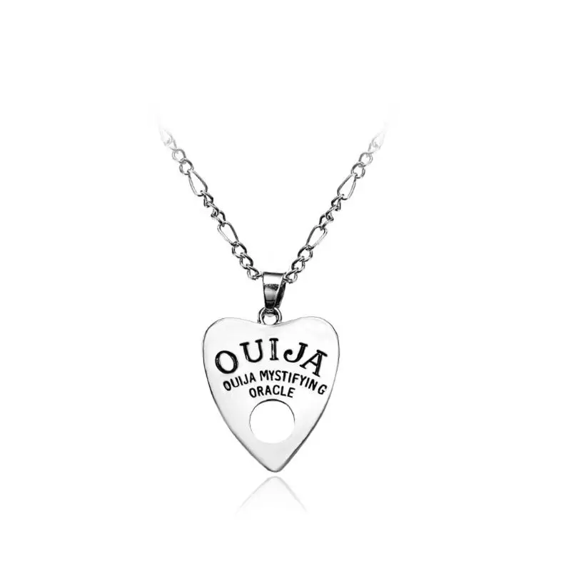 Готическое ожерелье Ouija Planchette Satanic Witch подарок на Хэллоуин ювелирные изделия |