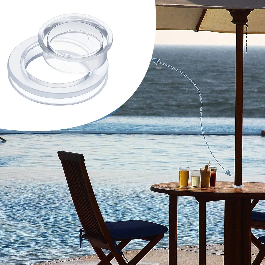 

Silicone Umbrella Hole Ring Plug And Set for Patio Garden Table 2 Inch