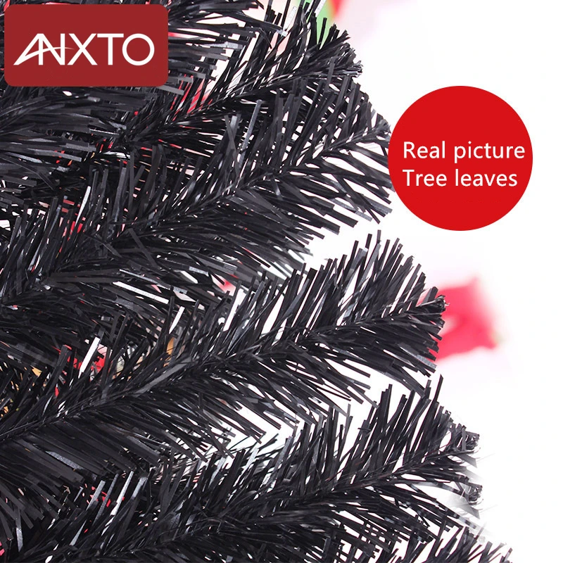 240 см Рождественская елка черная синяя Искусственная украшения для дома