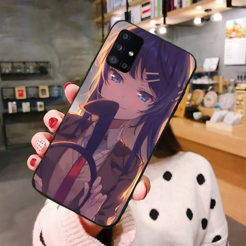 

Sakurajima Mai Anime Phone Cases For Samsung S6 S7 edge S8 S9 S10 e plus A10 A50 A70 note8 J7 2017