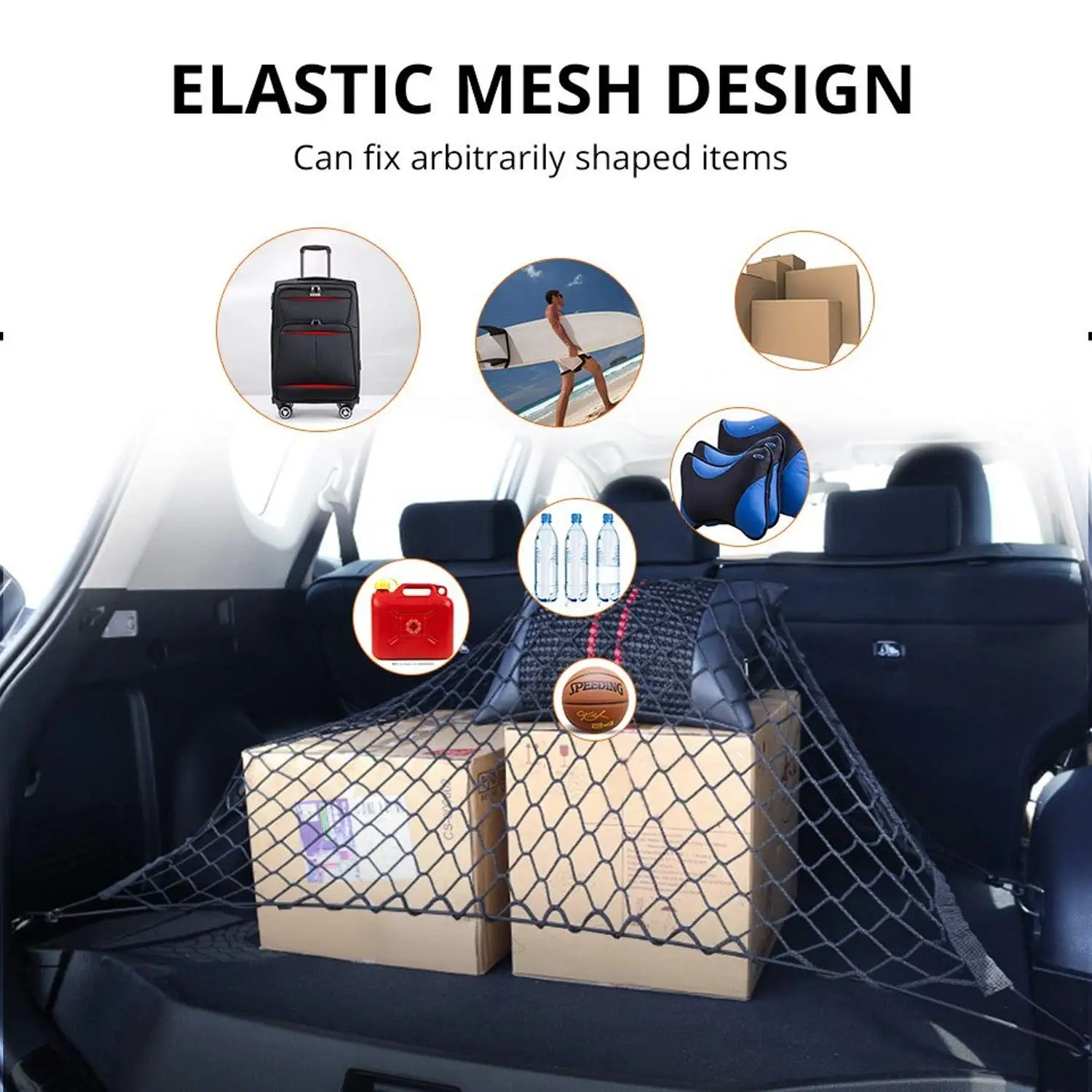 Для хранения багажа в багажник автомобиля Грузовой Органайзер нейлоновая