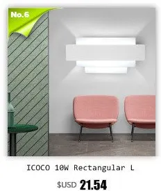 ICOCO 7 Вт светодиодный зеркальный светильник из нержавеющей стали вращающийся низкое потребление водонепроницаемый SMD5050 практичный для ванной комнаты шкаф с переключателем