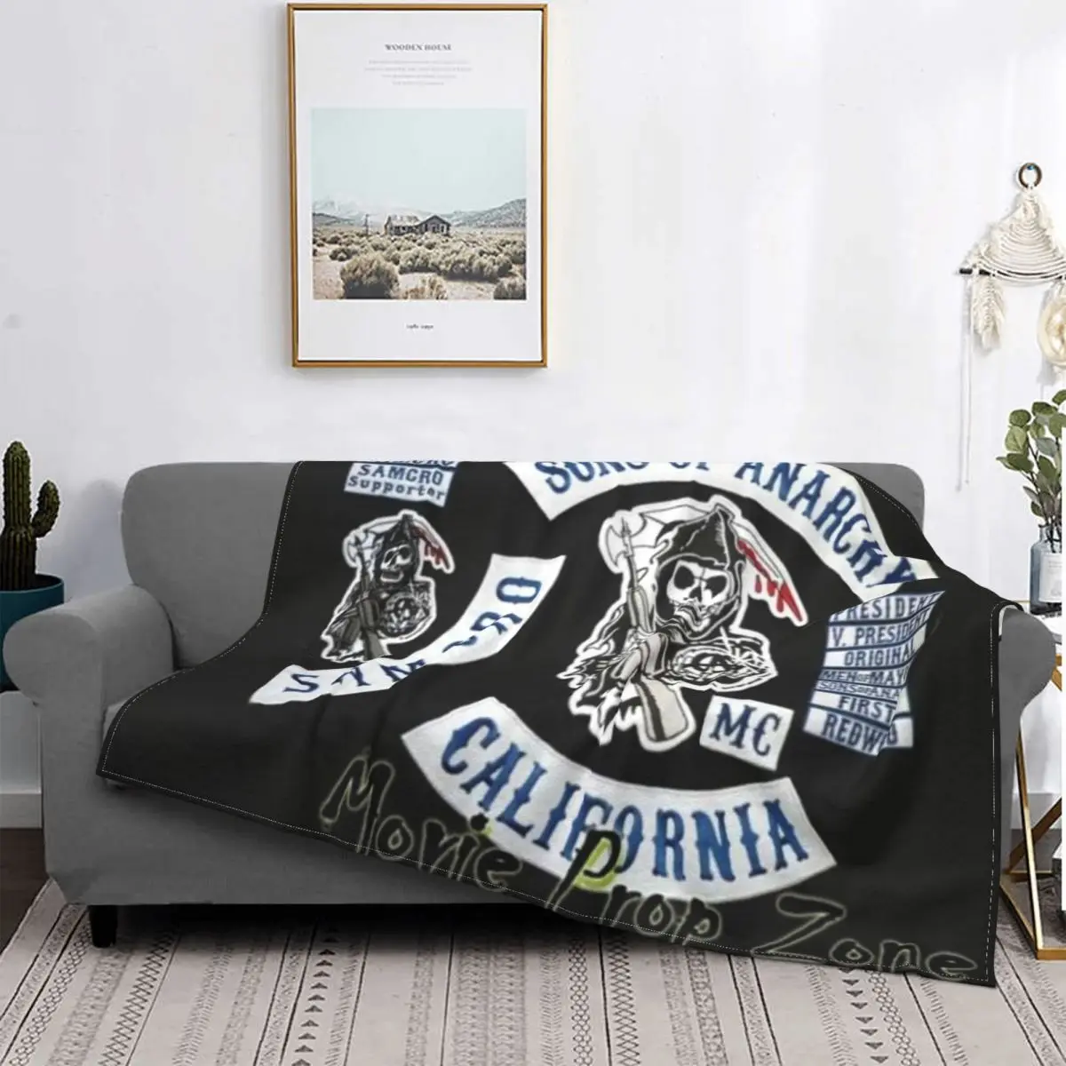 

Манта Куадрос-Сын анархии 2020, colcha para cama, toalla de playa a Куадрос аниме