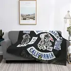 Манта Куадрос-Сын анархии 2020, colcha para cama, toalla de playa a Куадрос аниме