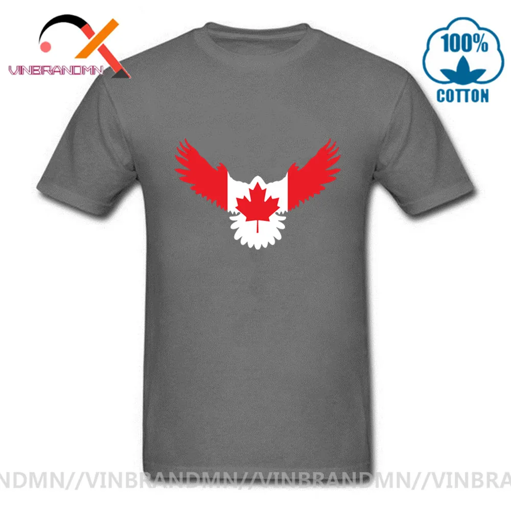 Орел флаг Канады молодой человек футболка 2020 высокое качество модные