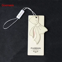 customized high end clothing hang tag special paper trademark listing design clothing label tag custom logo