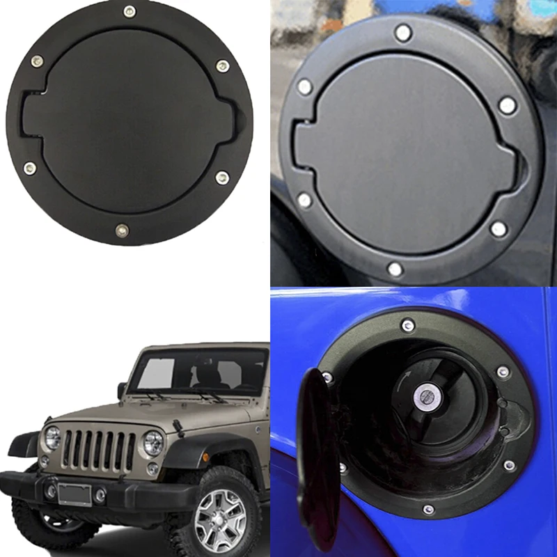 Крышка для топливного бака Jeep Wrangler черная крышка бензобака 07-18 2/4 |