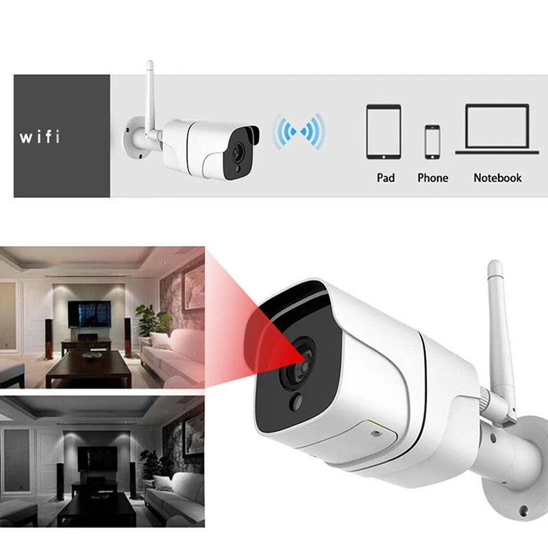 Камера видеонаблюдения Onvif HD 1080P wi fi IP беспроводная для улицы домашнего