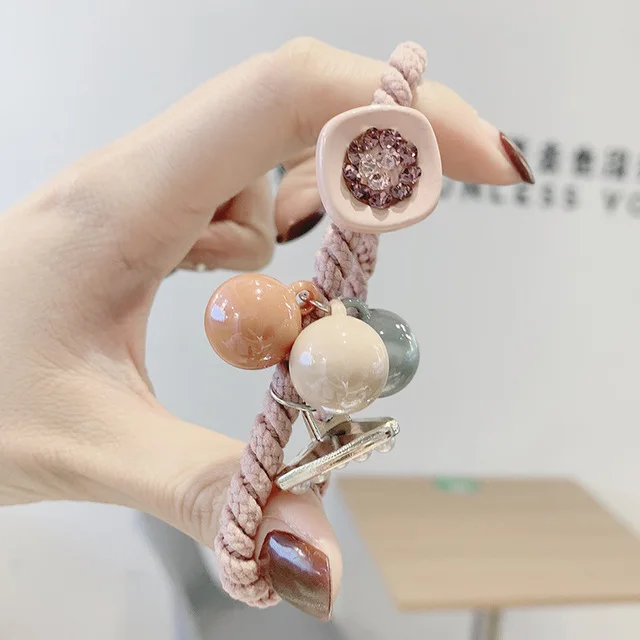 Элегантный корейский браслет для волос Женская резинка Женский держатель волос|