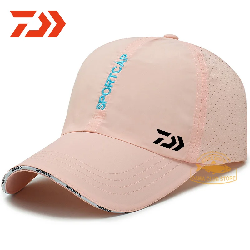 

Daiwa Outdoor Fishing Sun Hat 2020 Summer Men and Women Outdoor Mountaineering Embroidery Quick-drying Hat Sports Baseball Cap