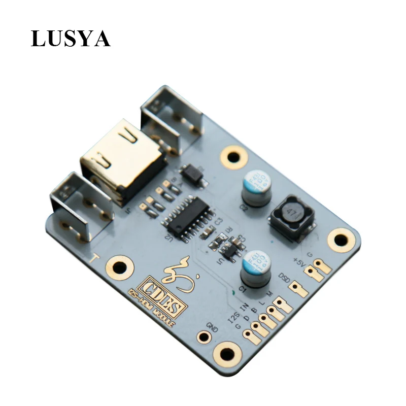 Плата приема Lusya HDMI совместимая с IIS переключением I2S / на совместимая|Усилители