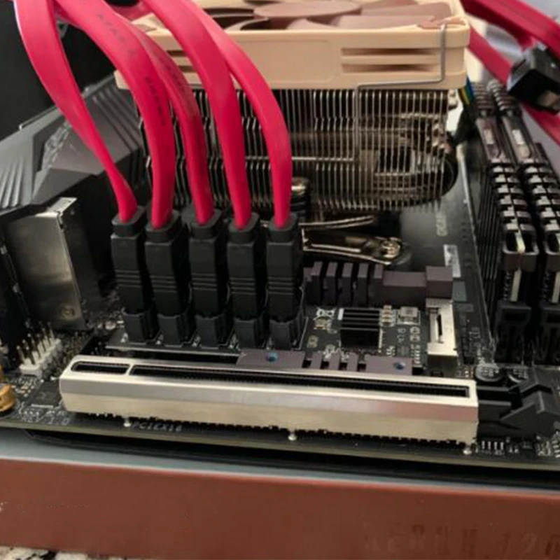 адаптер pcie x2 m 2 key m на 5 портов sata 30 карт