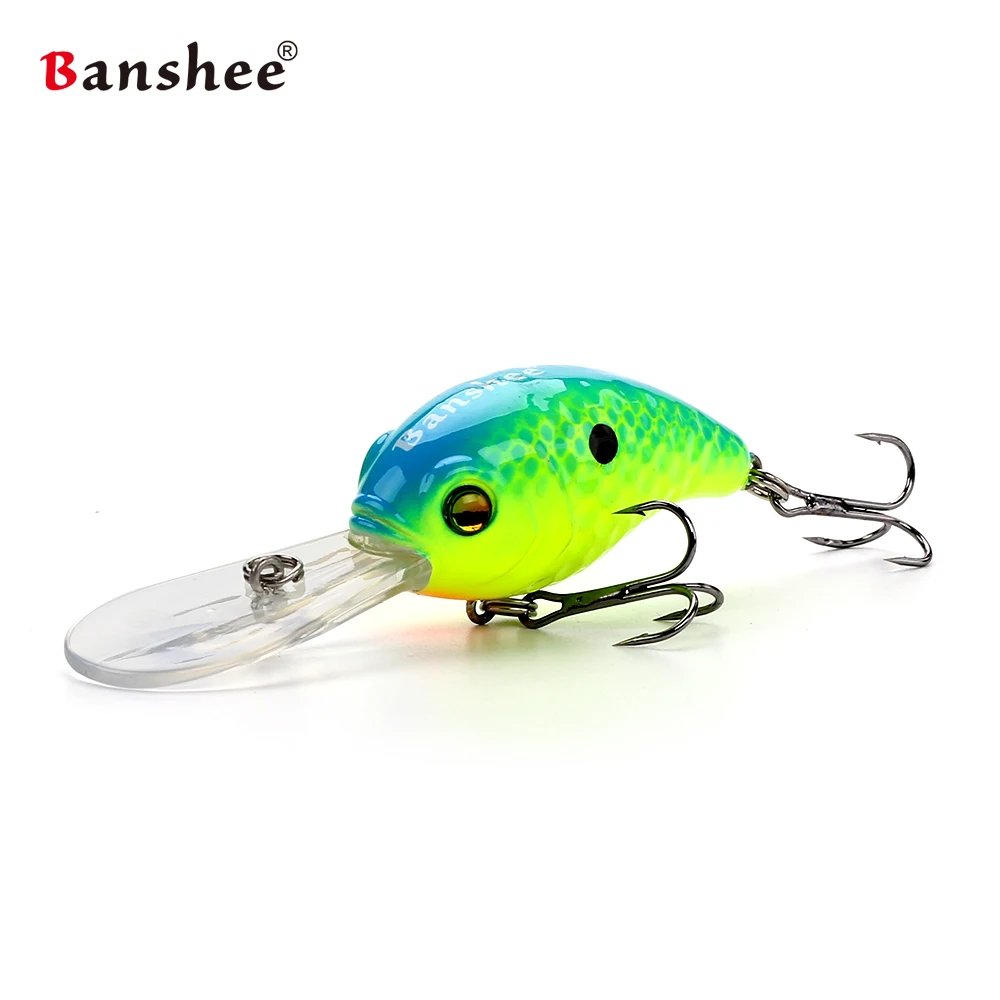 Banshee 50 мм 10 г плавающая приманка для ловли окуня VC04 воблер со звуком погремушки