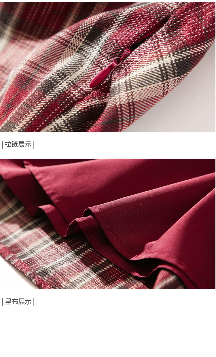 

Women Spring Elegant Plaid Dress Female Office Ladies Party Robe High Quality Designer Vintage Slim Dresses With Belt Vestidos